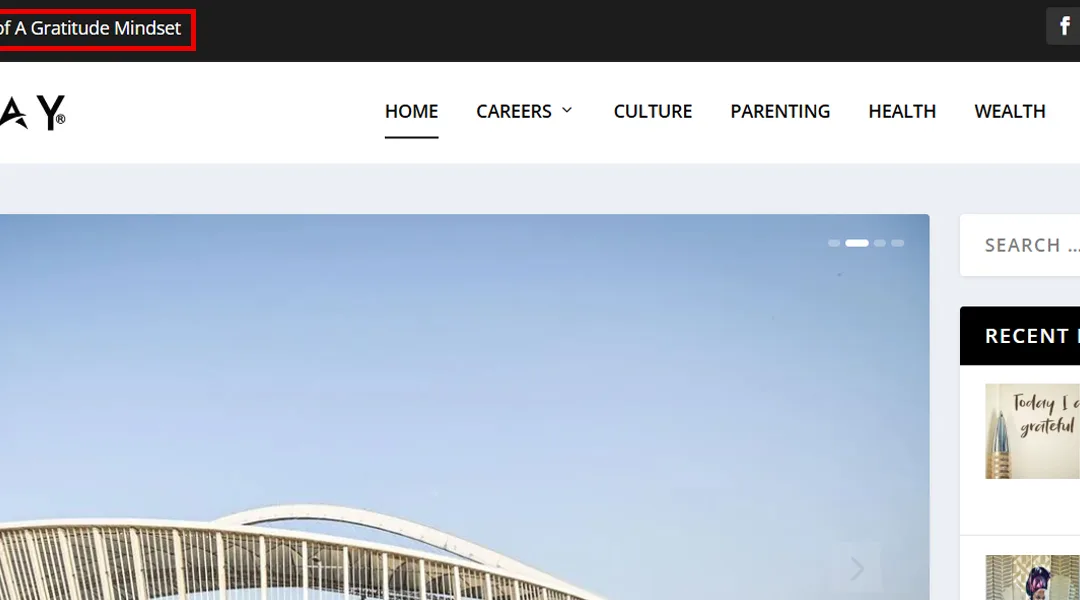 How to control the top bar TRENDING category (on Header & Navigation area) in Divi Extra Theme